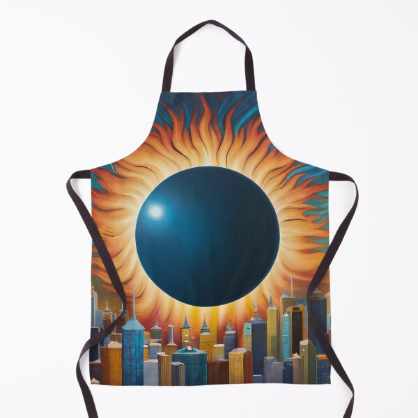 Item preview, Abstract Total Solar Eclipse Sun Moon Phase Earth designed and sold by Lannanun.