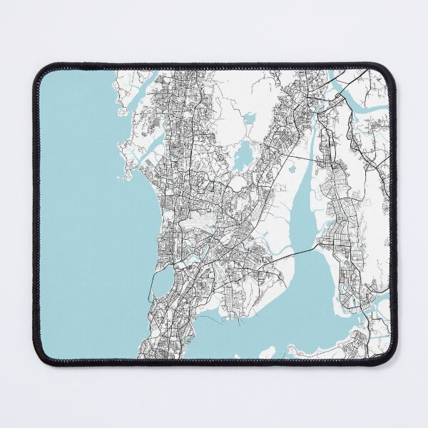 Item preview, Mumbai City Map of India - Circle designed and sold by deMAP.