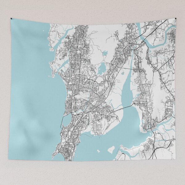 Item preview, Mumbai City Map of India - Circle designed and sold by deMAP.