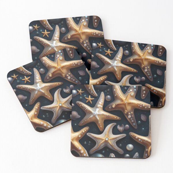 Item preview, Liquid Gold and Pearls Beautiful Starfish designed and sold by purplesensation.