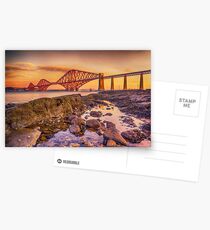 Sunrise over the Forth Bridge Postcards
