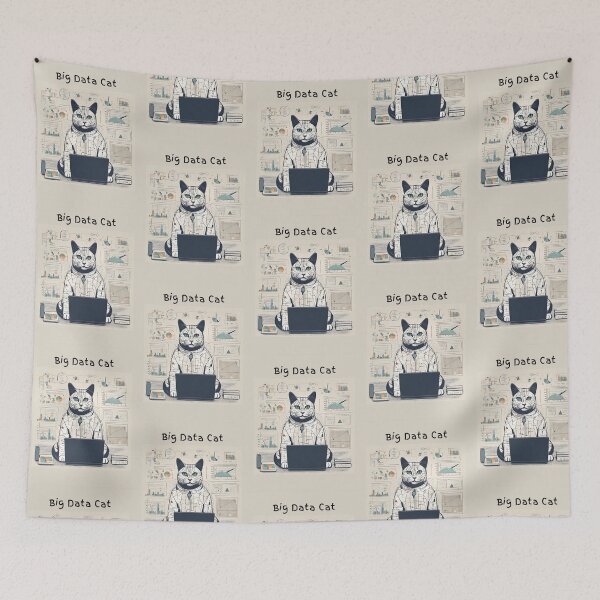 Item preview, Gato de grandes datos designed and sold by t1n3333.