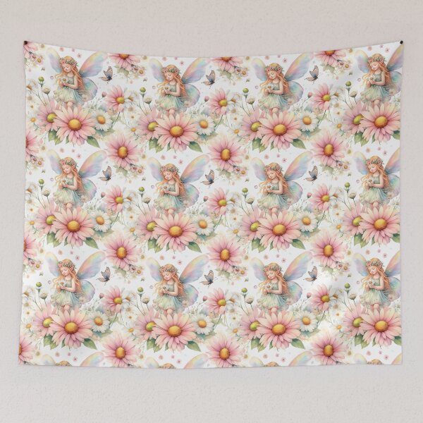 Item preview, Lovely Fairy With Pastel Daisy Flower  designed and sold by Nicesiri.