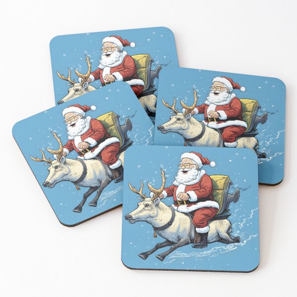 Item preview, anta Claus Has Arrived for Christmas designed and sold by inkArtistryfine.