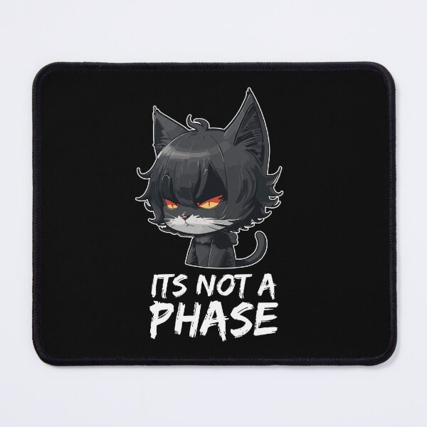 Item preview, Its Not a Phase Emo Cat Goth Black Kitten designed and sold by Peculiarts.