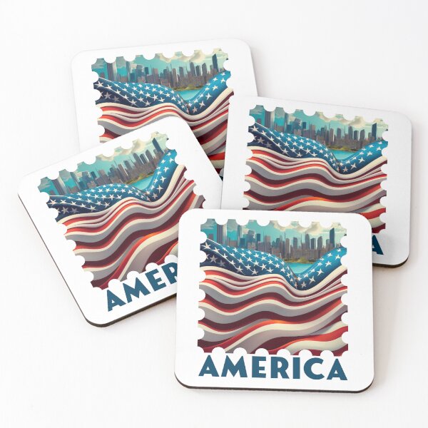 Item preview,  USA Flag, Patriotic American, Wavy Flag designed and sold by syedmaaz.