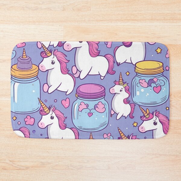 Item preview, Cute Unicorns with Glass Jars designed and sold by purplesensation.