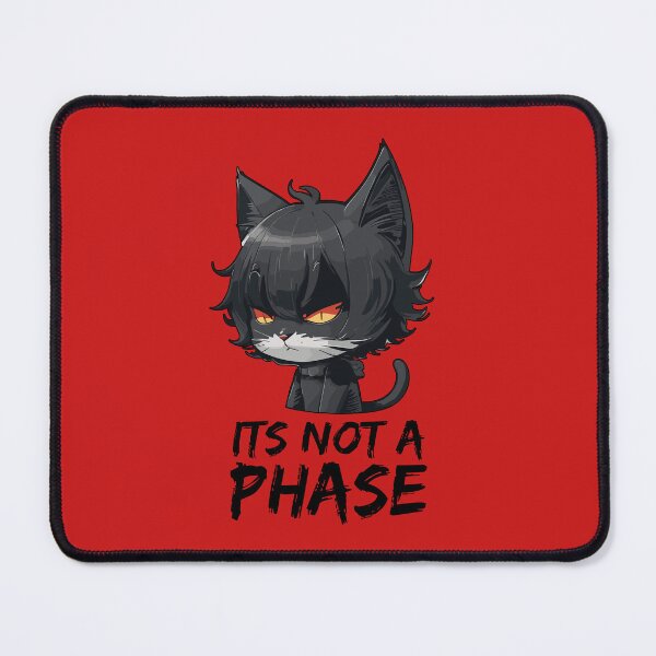 Item preview, Its Not a Phase Emo Cat Goth Black Kitten designed and sold by Peculiarts.
