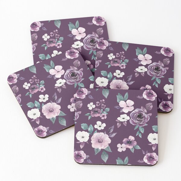 Item preview, Purple Winter Floral designed and sold by cateandrainn.