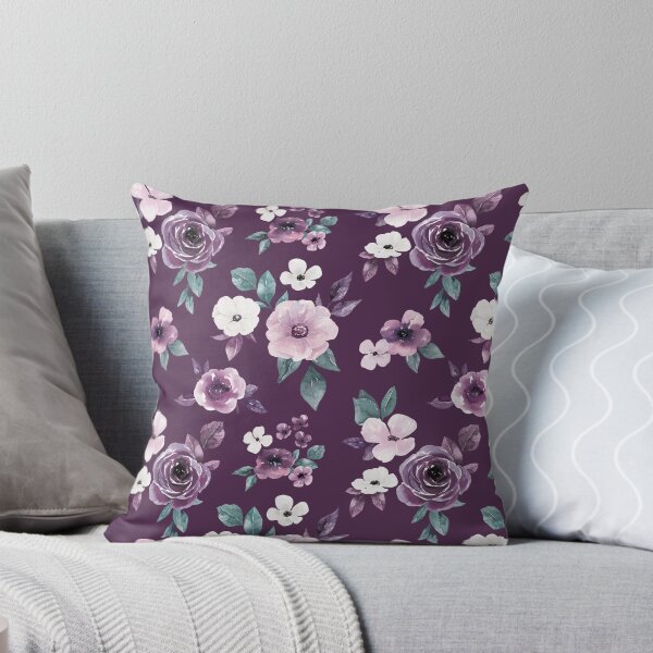 Item preview, Purple Winter Floral designed and sold by cateandrainn.