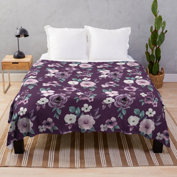 Item preview, Purple Winter Floral designed and sold by cateandrainn.