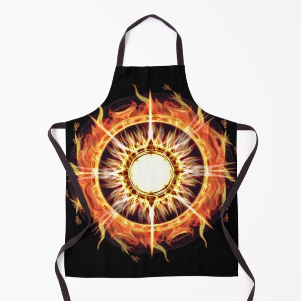 Item preview, firey inferno sun tileartwork 2023 oct designed and sold by tileartwork.