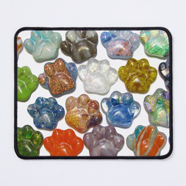 Item preview, PAWS! Cast Glass Dog or Cat Paws designed and sold by snowflakeglass.