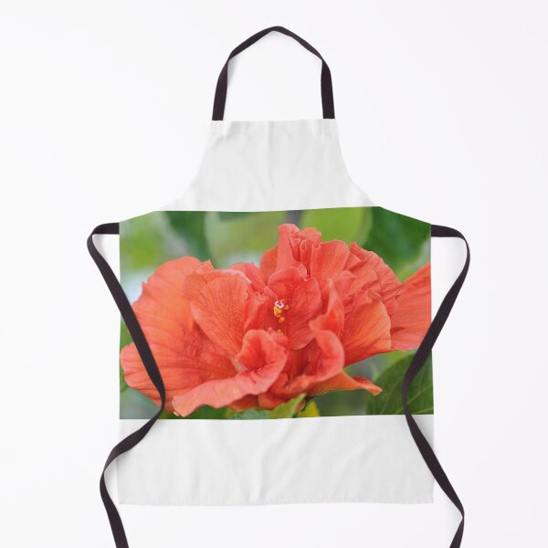 Item preview, Burnt Orange Multi layer Tropical Hibiscus Flower designed and sold by IPPhotography.