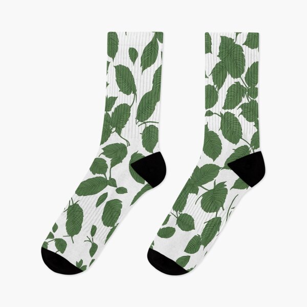 Item preview, Green leaves and branches in white background designed and sold by Carlos Gudino.