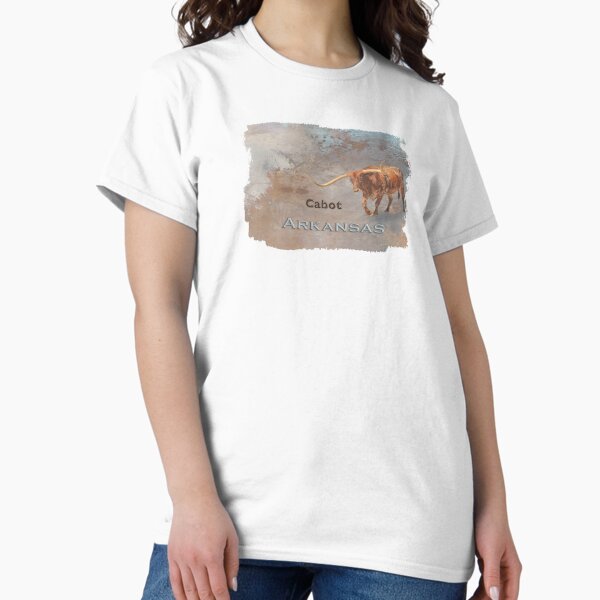 Vista previa del artículo con la obra «Toro de cuernos largos Cabot AR», diseñado y vendido por Elisabeth Lucas.