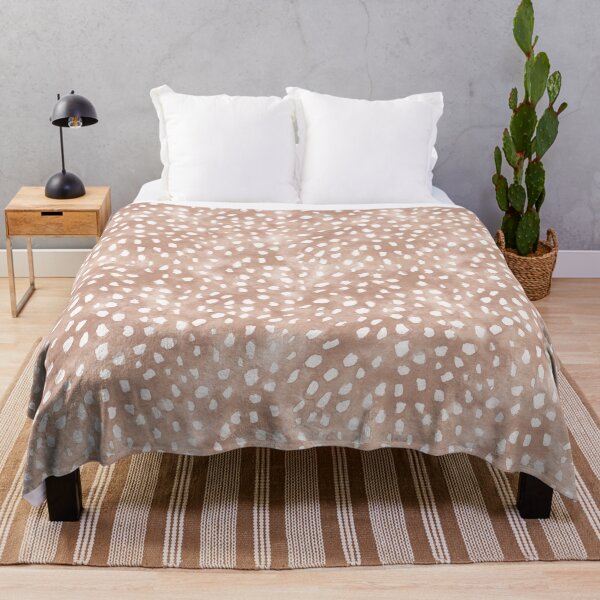 Item preview, Light Brown Boho Deer Spots Fawn Print designed and sold by cateandrainn.