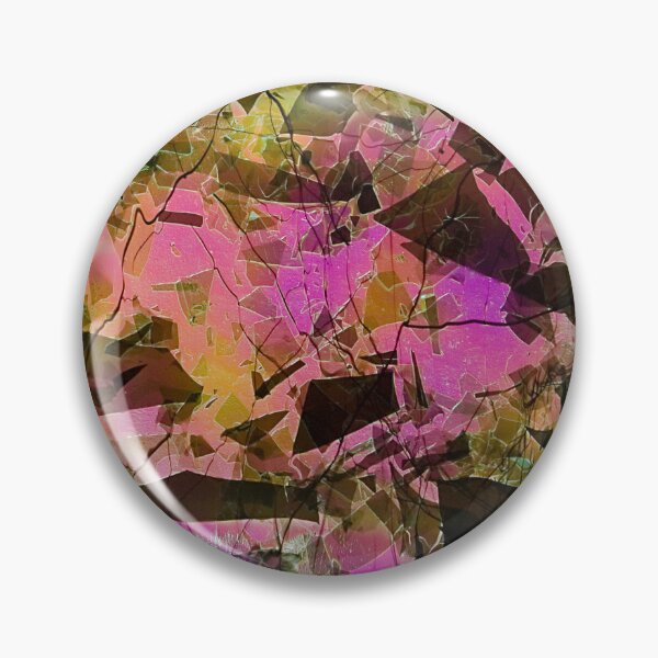 Item preview, Pink Confetti Fused Glass Plate designed and sold by snowflakeglass.