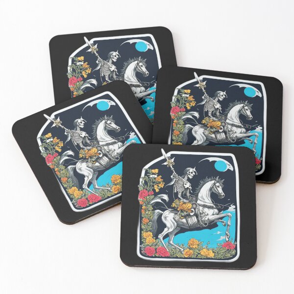 Item preview, Four Horsemen of the Apocalypse - Death Tarot Card designed and sold by Pixel Waite.
