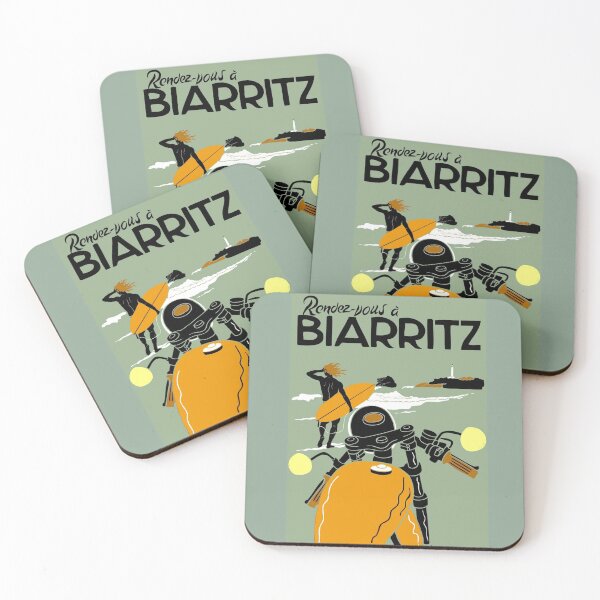 Artikelvorschau, BIARRITZ; Vintage Reise-Werbedruck entworfen und verkauft von posterbobs.