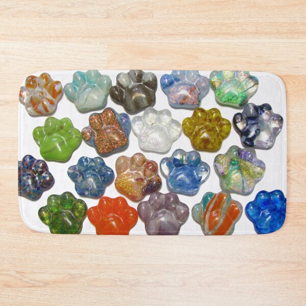 Item preview, PAWS! Cast Glass Dog or Cat Paws designed and sold by snowflakeglass.