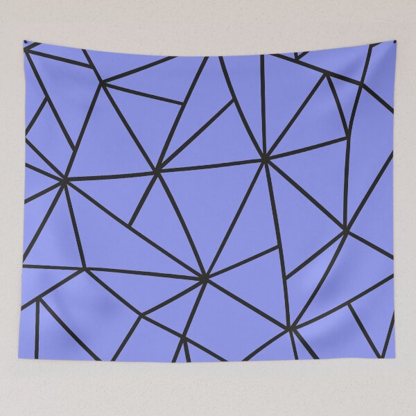 Item preview, Periwinkle Geometric Abstract Pattern. designed and sold by ARichArts.