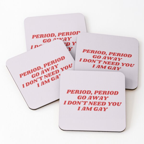 Item preview, PERIOD, PERIOD red transparent background designed and sold by NESIHO.