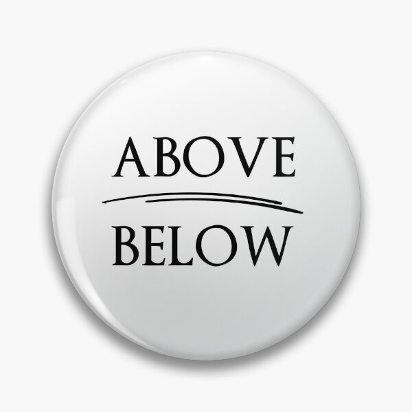 Item preview, ABOVE BELOW The design of Antonyms designed and sold by IssaraStudio.