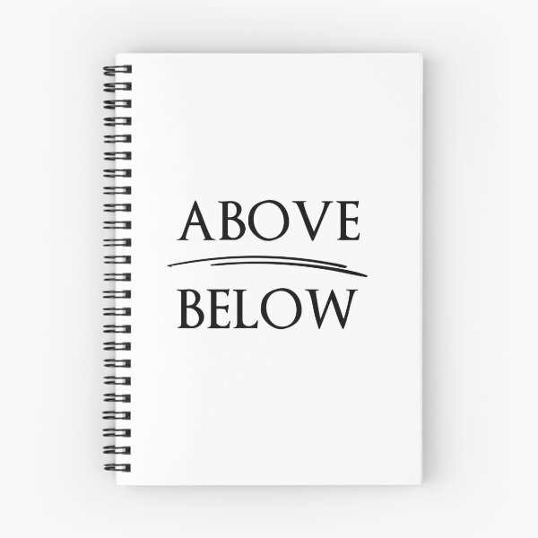 Item preview, ABOVE BELOW The design of Antonyms designed and sold by IssaraStudio.