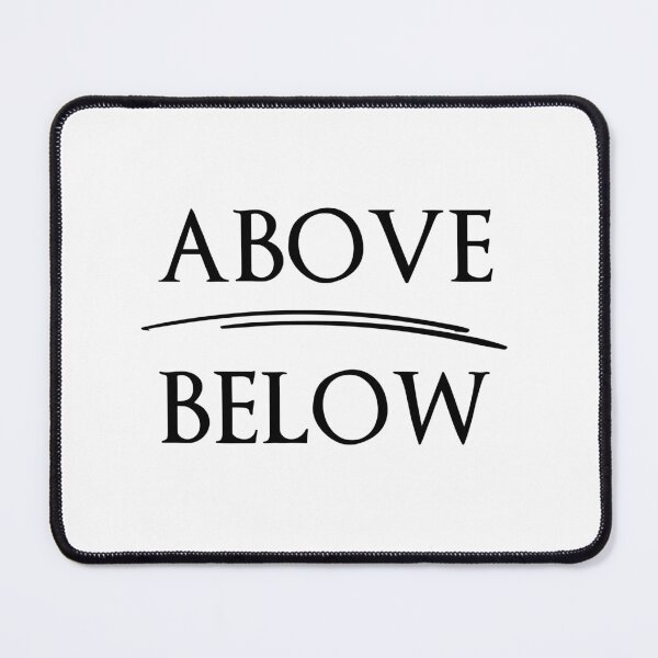 Item preview, ABOVE BELOW The design of Antonyms designed and sold by IssaraStudio.
