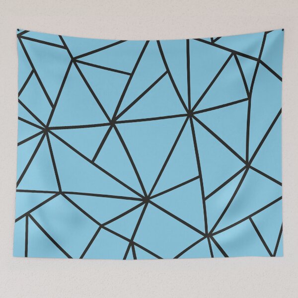 Item preview, Powder blue Geometric Abstract Pattern. designed and sold by ARichArts.