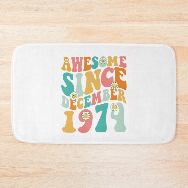 Item preview, Awesome Since December 1974 | Made In 1974 | Retro Groovy Birthday designed and sold by Christina-grich.