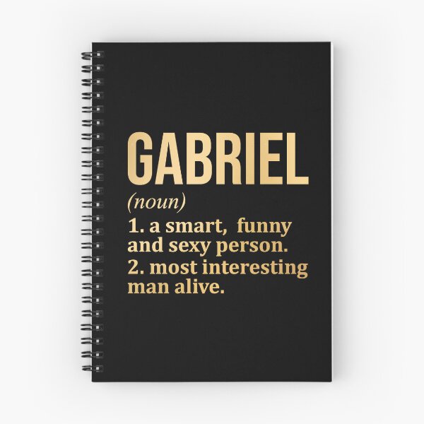 Item preview, Gabriel Name Definition in Gold designed and sold by XCIV.