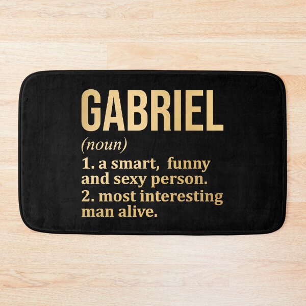 Item preview, Gabriel Name Definition in Gold designed and sold by XCIV.