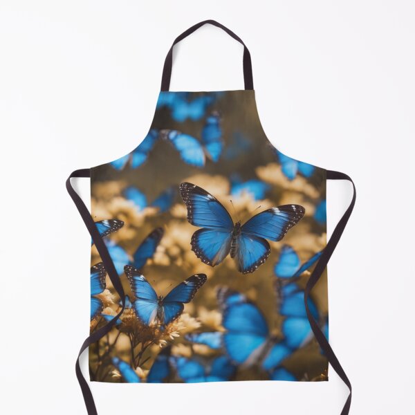 Item preview, bue butterflies designed and sold by vibrants2024.