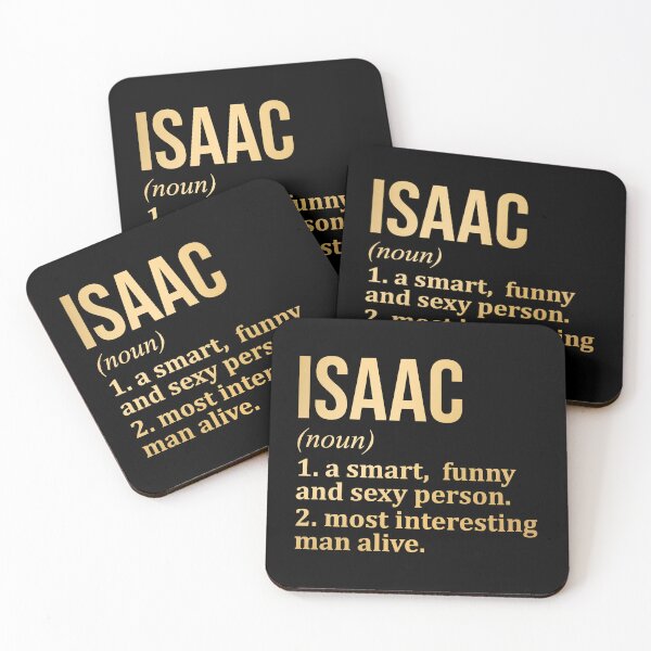 Item preview, Isaac Name Definition in Gold designed and sold by XCIV.