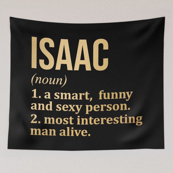 Item preview, Isaac Name Definition in Gold designed and sold by XCIV.