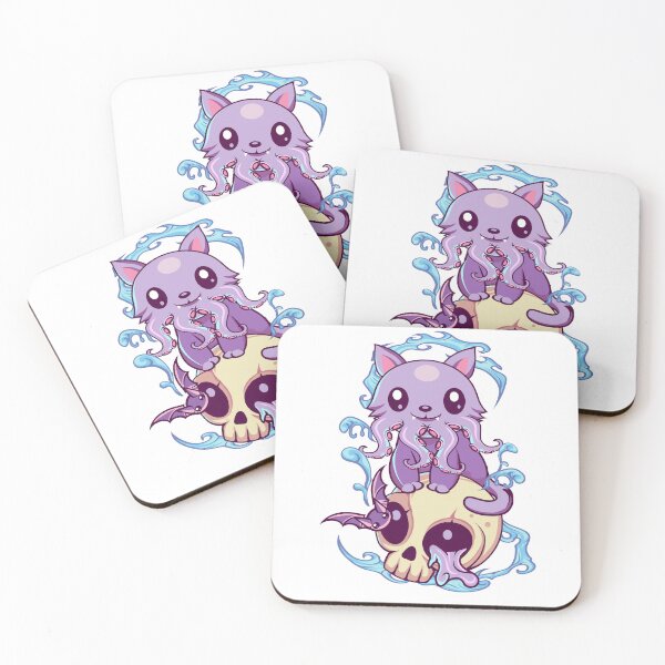 Item preview, Skull Cat Octopus Kawaii Gothic designed and sold by DionArts.