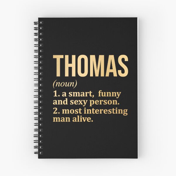 Item preview, Thomas Name Definition in Gold designed and sold by XCIV.