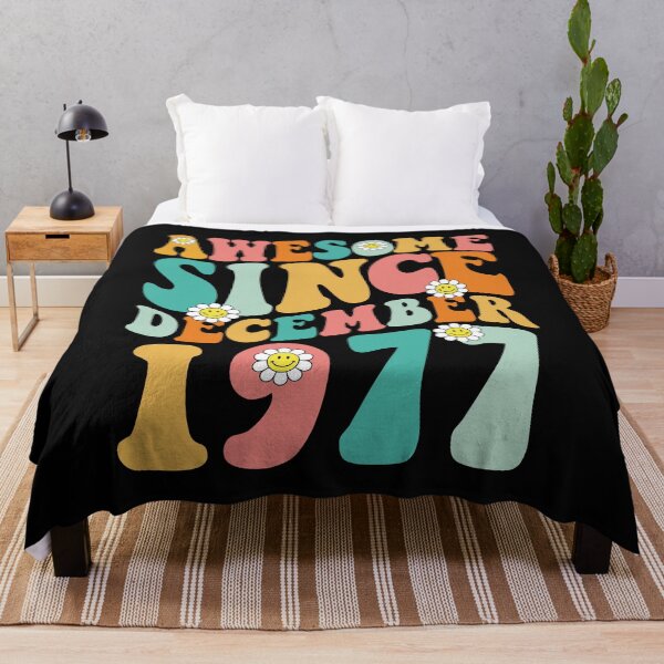 Item preview, Awesome Since December 1977 | Made In 1977 | Retro Groovy Birthday designed and sold by Christina-grich.