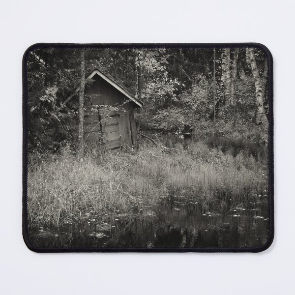 Item preview, Forgotten boathouse bw designed and sold by Jouko Lehto Photography.