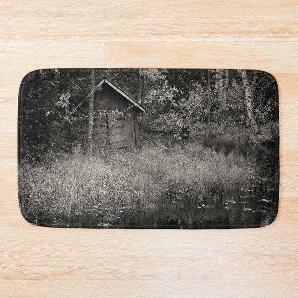 Item preview, Forgotten boathouse bw designed and sold by Jouko Lehto Photography.