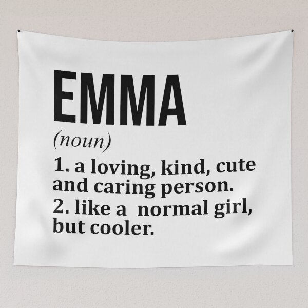 Item preview, Emma Name Definition designed and sold by XCIV.
