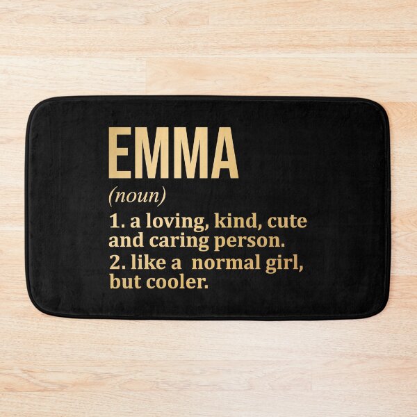 Item preview, Emma Name Definition in Gold designed and sold by XCIV.