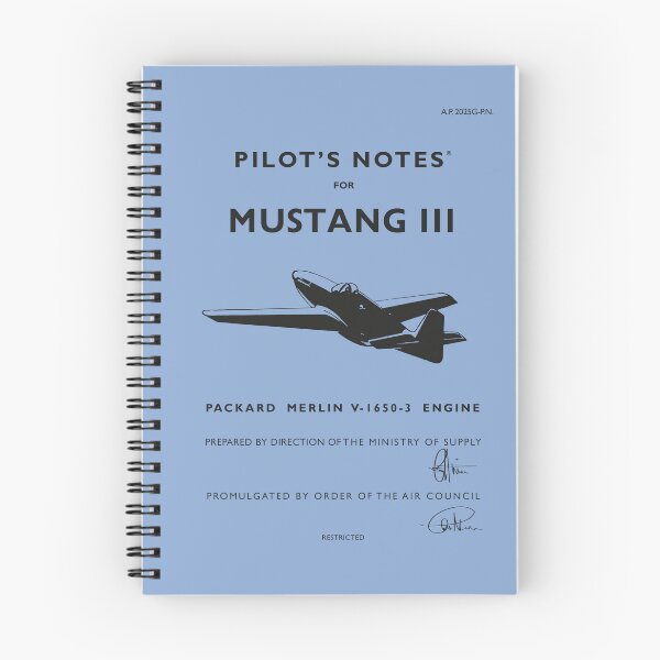 Item preview, Pilot's Notes for Mustang III designed and sold by Project Cancelled.