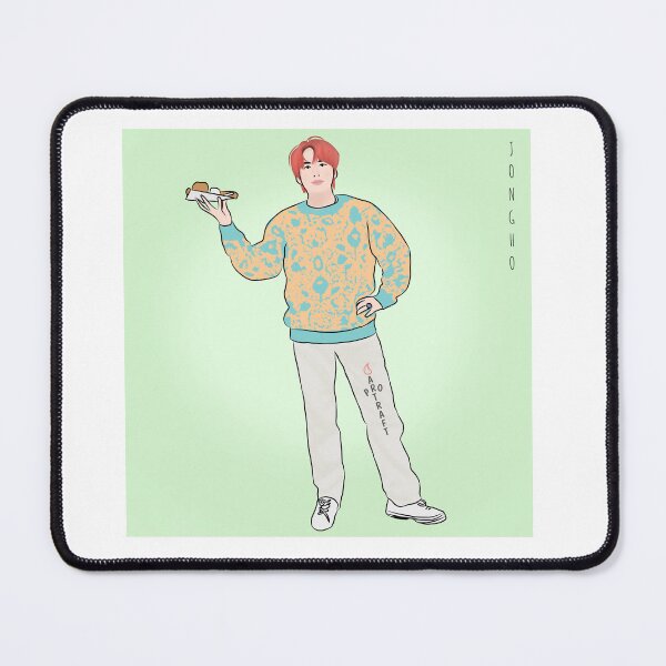 Item preview, Jongho of Ateez of Kpop designed and sold by ArtRaftPro.
