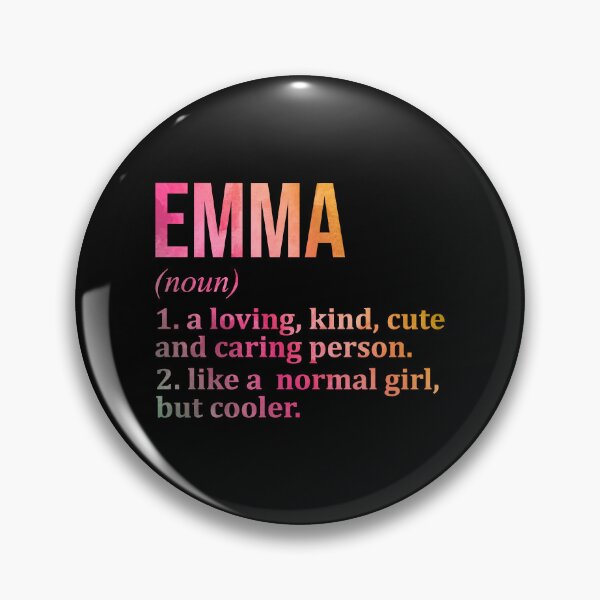 Item preview, Emma Name Definition in Watercolor designed and sold by XCIV.