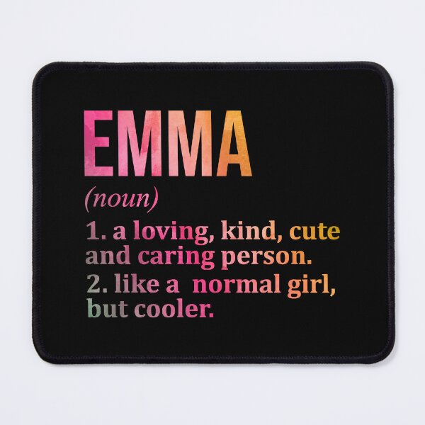 Item preview, Emma Name Definition in Watercolor designed and sold by XCIV.