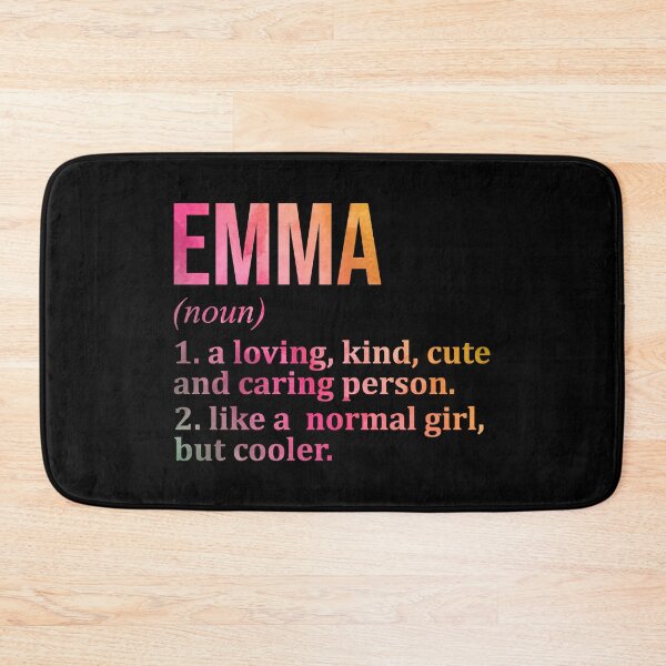 Item preview, Emma Name Definition in Watercolor designed and sold by XCIV.