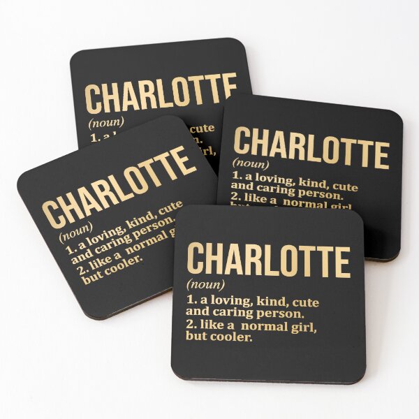 Item preview, Charlotte Name Definition in Gold designed and sold by XCIV.